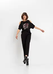 T-shirt épaules dénudées en viscose, bonprix