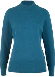 Pull basique en fine maille à col montant, bonprix