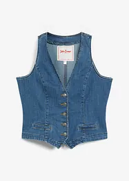 Gilet sans manches en jean, bonprix