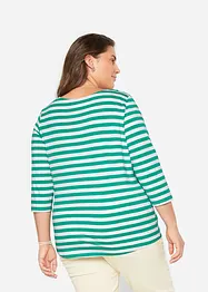 T-shirt à encolure bateau, bonprix
