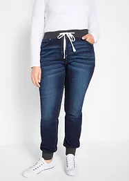 Jean Boyfriend, taille mi-haute élastiquée, bonprix