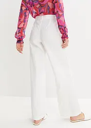 Pantalon tissé en lin et coton, bonprix