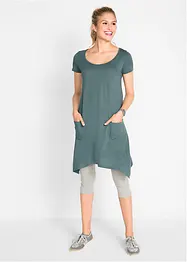 Robe courte en coton flammé, bonprix