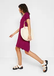 Robe courte en coton flammé, bonprix