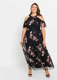 Robe longue en mesh, bonprix