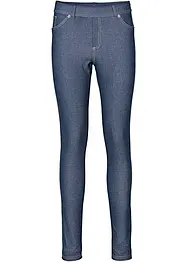 Legging aspect jean en coton mélangé, bonprix