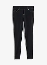 Legging aspect jean en coton mélangé, bonprix