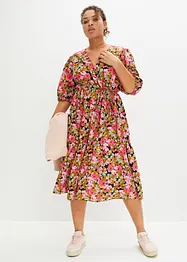 Robe midi en viscose mélangée, bonprix