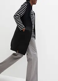 Long gilet sans manches en molleton, bonprix