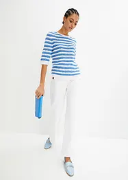 T-shirt en maille, manches 1/2, bonprix