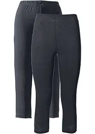 Lot de 2 leggings corsaire étroits, bonprix