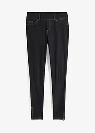 Legging aspect jean avec base zippée, bonprix