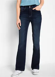 Jean bootcut taille mi-haute, sculptant, bonprix