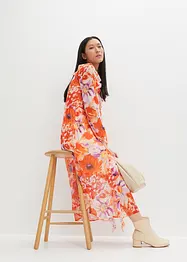 Robe en crêpe à volants, bonprix