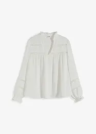 Blouse-tunique à dentelle, bonprix