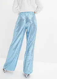 Pantalon large à sequins avec poches, doublé, RAINBOW