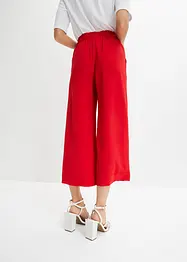 Jupe-culotte à taille élastiquée et revers, bonprix