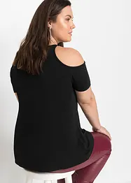 Top à épaules dénudées à dentelle, bonprix