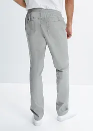 Pantalon droit extensible taille élastiquée, Regular, bonprix