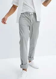 Pantalon droit extensible taille élastiquée, Regular, bonprix