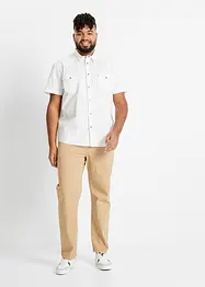Pantalon droit en coton stretch, Classic Fit, bonprix