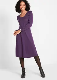 Robe évasée en maille, bonprix