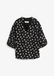 Blouse imprimée en gaze de coton, bonprix