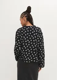 Blouse imprimée en gaze de coton, bonprix