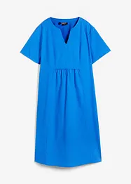 Robe-tunique à poches en lin majoritaire, longueur genou, bonprix