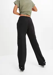 Pantalon cargo avec lin, bonprix