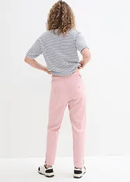 Pantalon en lin avec détails poche et boutons à la base, bonprix