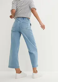 Jean large taille haute et élastiquée, bonprix