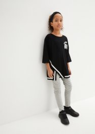 T-shirt long et legging fille (ens. 2 pces) avec coton, bpc bonprix collection