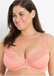 Lot de 2 soutiens-gorge à armatures avec dentelle, bonprix
