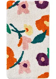 Tapis de bain tufté au motif floral multicolore, bonprix