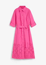 Robe-chemise avec broderie anglaise, bonprix