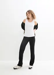 Pantalon en jersey viscose mélangée, bonprix