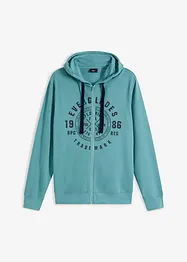 Sweat à capuche zippé coupe confort, bonprix