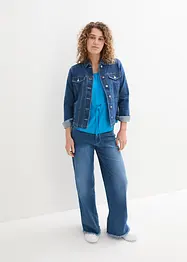 Tunique effet froissé en viscose douce, bonprix