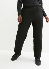 Pantalon thermique avec doublure polaire et taille élastiquée, imperméable, bonprix