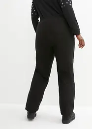 Pantalon thermique avec doublure polaire et taille élastiquée, imperméable, bonprix