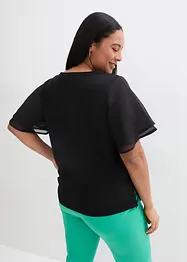 T-shirt avec manches en crêpe, bonprix