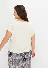 T-shirt avec détail nœud, bonprix