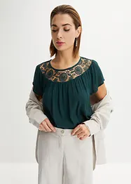 Blouse à dentelle, bonprix