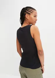 Débardeur côtelé 100% coton, bonprix