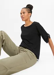 T-shirt à encolure bateau, bonprix