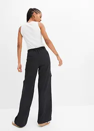 Pantalon large et fluide style cargo, bonprix