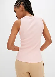 Débardeur côtelé 100% coton, bonprix