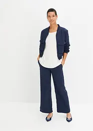 T-shirt à col rond en viscose douce, bonprix
