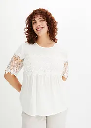 Blouse à dentelle, bonprix